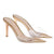 Women'S Clear Pointed Open Toe Stiletto Heel Slide Sandals Fashion Sexy Slip On Transparent Strap High Heels Mules Summer Backless Party Wedding Prom Dress Shoes