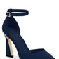 Women's Pumps, Pointed Closed Toe Heels, Buckle Ankle Strap D'Orsay Heeled Sandals