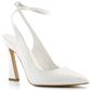 Womens Closed Toe Ankle Strap Heels Pointed Toe Pumps Shoes Slingback High Heel Wedding Dress Shoes
