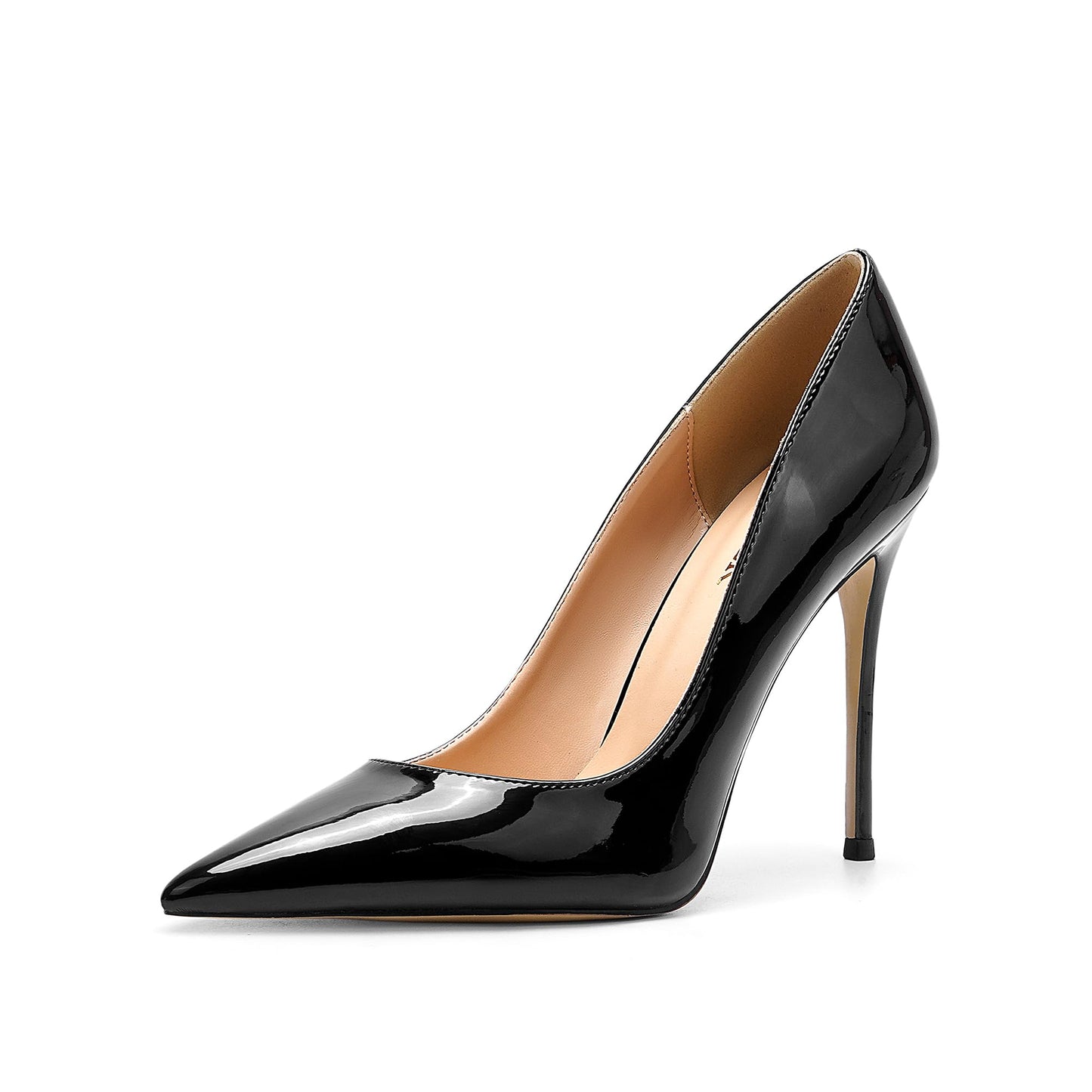 Women's 4 Inch Pumps Sexy Poined Toe High Heels, Wedding Dress Party Stiletto Shoes Slip on Pumps