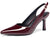 Lady's slanted platform high-heeled cat-heel dress tieless floor-length wedding shoes without heels and with no heel section, made of leather.