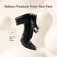 Women's Chunky Low Block Heels Mary Jane Closed Toe Work Pumps Comfortable Round Toe Dress Wedding Shoes EDENIA