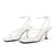 Women's Lace Up Heeled Sandals Square Flip Flop High Heels Strappy Party Shoes