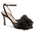 Womens Bow Tie Heels Sandals Slingback Peep Toe Wedding Heels Mesh High Stiletto Heel Summer Cute Wedding Bridal Shoes