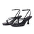 Women's Lace Up Heeled Sandals Square Flip Flop High Heels Strappy Party Shoes