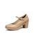 Women's Chunky Low Block Heels Mary Jane Closed Toe Work Pumps Comfortable Round Toe Dress Wedding Shoes EDENIA