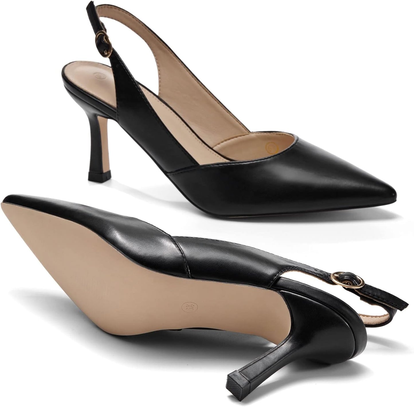 Lady's slanted platform high-heeled cat-heel dress tieless floor-length wedding shoes without heels and with no heel section, made of leather.