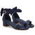 Girl's Bow Tie Heeled Sandals Open Toe Chunky Low Heel Rhinestone Princess Dress Shoes