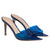 Women'S Clear Pointed Open Toe Stiletto Heel Slide Sandals Fashion Sexy Slip On Transparent Strap High Heels Mules Summer Backless Party Wedding Prom Dress Shoes