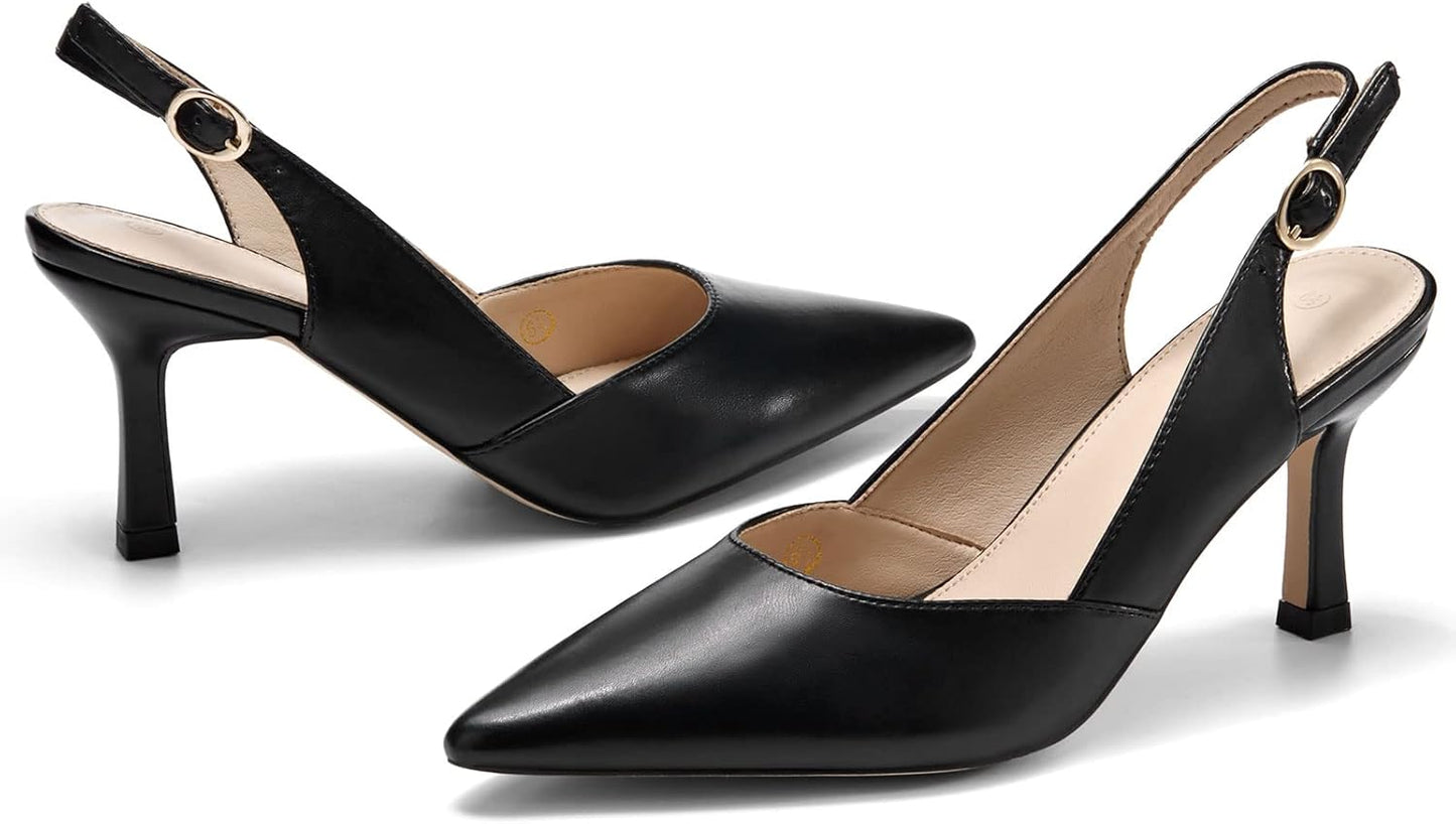 Lady's slanted platform high-heeled cat-heel dress tieless floor-length wedding shoes without heels and with no heel section, made of leather.