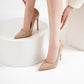 Women's 4 Inch Pumps Sexy Poined Toe High Heels, Wedding Dress Party Stiletto Shoes Slip on Pumps