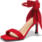 Womens Bow Tie High Heels One Strap Heeled Sandals Sexy Stiletto Open Toe Wedding Bride Shoes