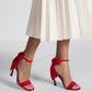 Womens Bow Tie High Heels One Strap Heeled Sandals Sexy Stiletto Open Toe Wedding Bride Shoes