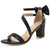 Reimferce Comfortable Block Heels for Women: 3.14" Stable Walk for Confidence on Wedding - Elegant Bow Ankle Strap & Cushioned Insole for Bride & Bridesmaids