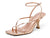 Women's Lace Up Heeled Sandals Square Flip Flop High Heels Strappy Party Shoes