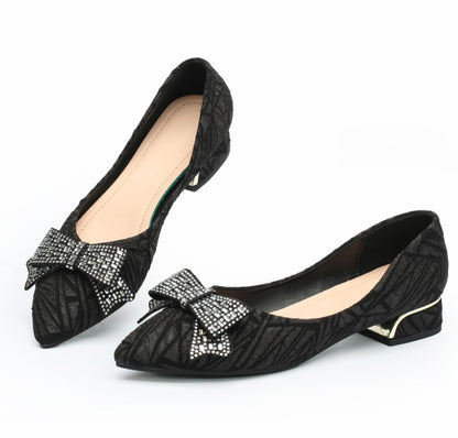 Women's Low Block Chunky Heels Pumps Shoes Comfortable Ladies Dress Shoes Low Heel Pumps