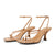 Women's Lace Up Heeled Sandals Square Flip Flop High Heels Strappy Party Shoes