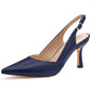 Lady's slanted platform high-heeled cat-heel dress tieless floor-length wedding shoes without heels and with no heel section, made of leather.