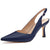 Lady's slanted platform high-heeled cat-heel dress tieless floor-length wedding shoes without heels and with no heel section, made of leather.