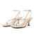 Women's Lace Up Heeled Sandals Square Flip Flop High Heels Strappy Party Shoes