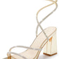 Womens Lace Up Chunky Heels Rhinestone Sandals Square Open Toe High Block Heeled Wedding Dress Shoes