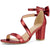 Reimferce Comfortable Block Heels for Women: 3.14" Stable Walk for Confidence on Wedding - Elegant Bow Ankle Strap & Cushioned Insole for Bride & Bridesmaids