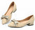 Women's Low Block Chunky Heels Pumps Shoes Comfortable Ladies Dress Shoes Low Heel Pumps