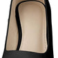 Lady's round-toed cone-shaped platform high-heeled shoes